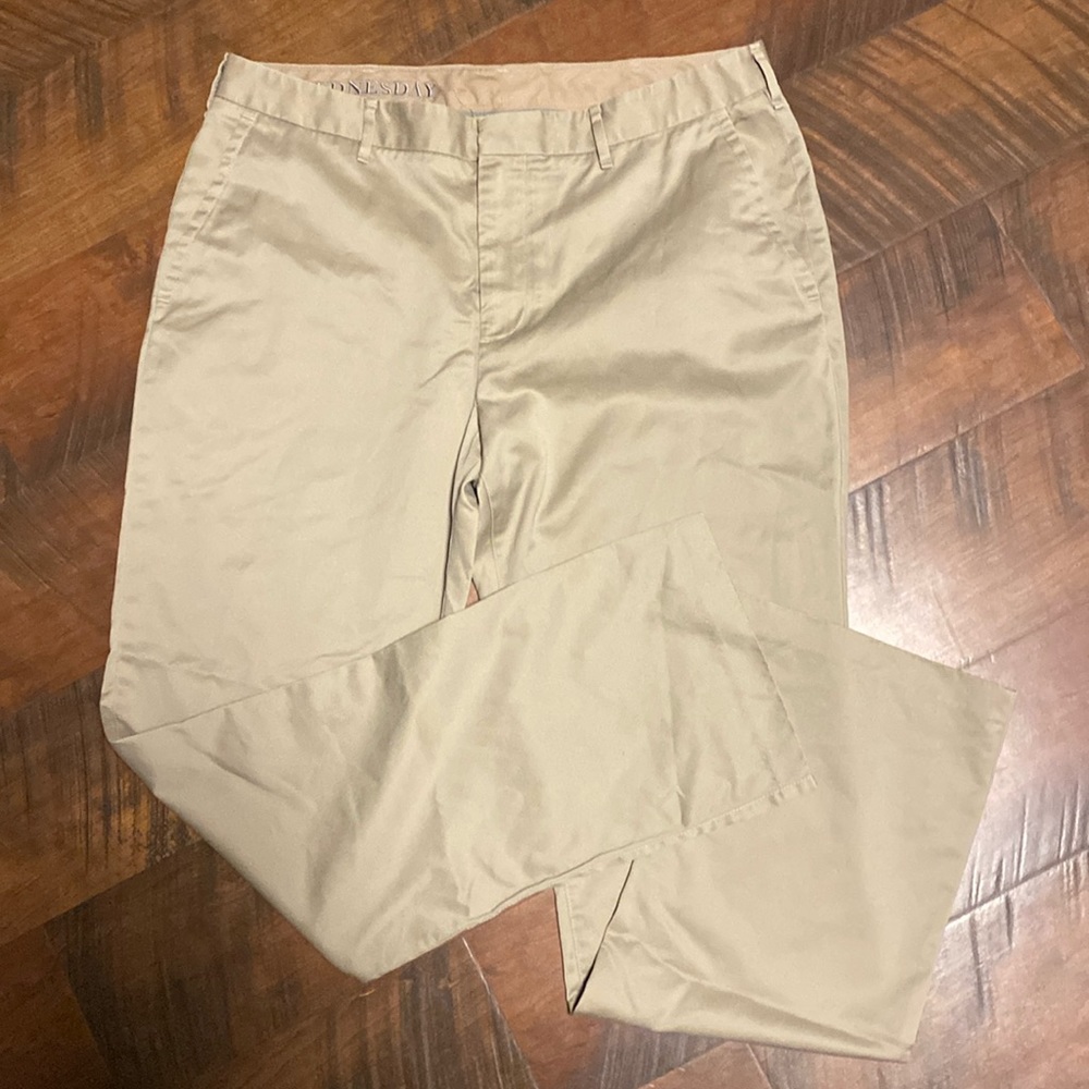 Bonobos Mens 35x32 Tailored Weekday Warrior Wednesday Khaki Chinos Pants